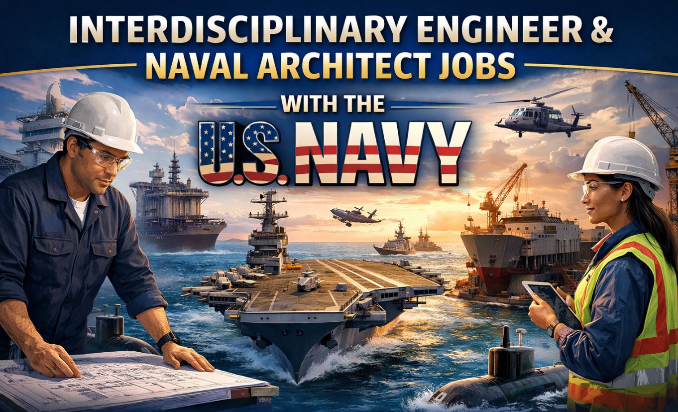 Interdisciplinary Engineer/Naval Architect Jobs with the U.S. Navy