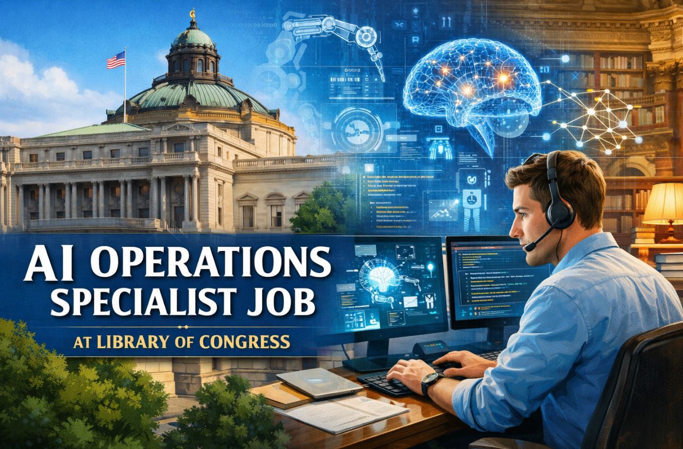 AI Operations Specialist Job at Library of Congress: Remote GS-14 Position Open January 2026