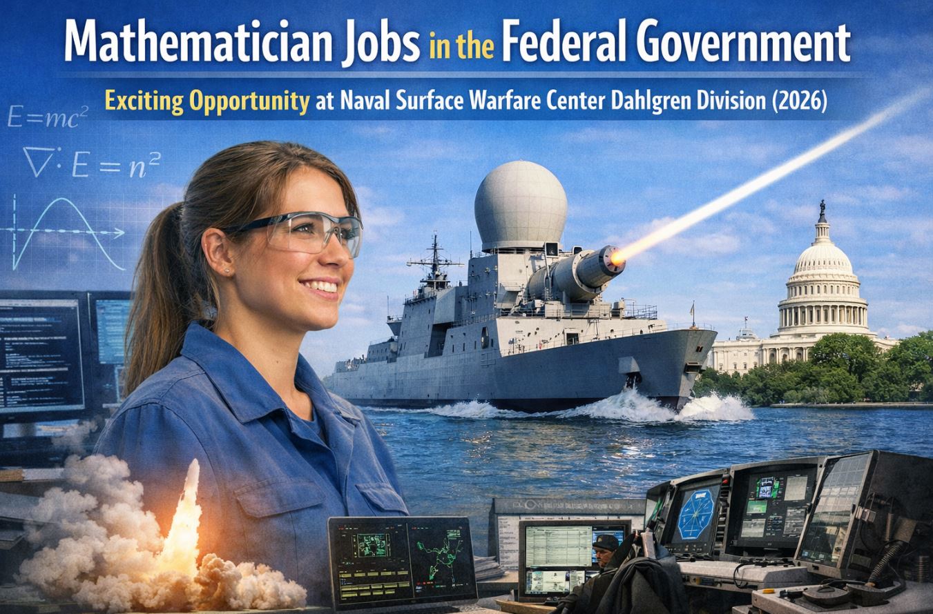 Mathematician Jobs in the Federal Government: Exciting Opportunity at Naval Surface Warfare Center Dahlgren Division (2026)