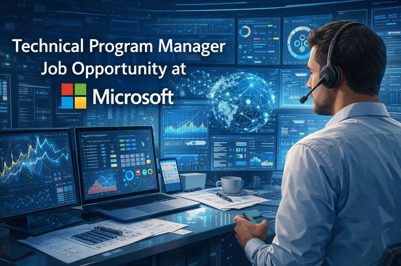 Technical Program Manager Job Opportunity at Microsoft (Jan 2026) – Apply Now